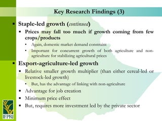 The Economic Importance of Agriculture for Sustainable Development and ...