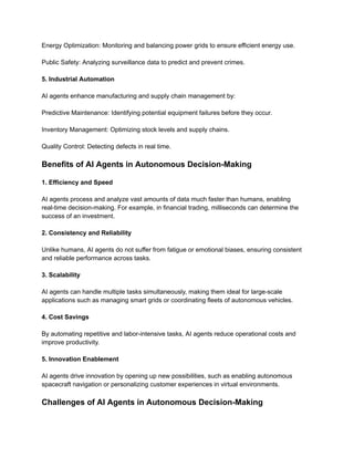 The Role of AI Agents in Autonomous Decision-Making Systems.pdf