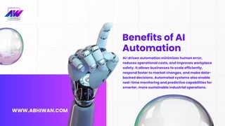 The Role of AI in Automating Industrial Workflows | PDF