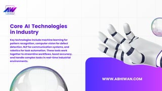 The Role of AI in Automating Industrial Workflows | PDF