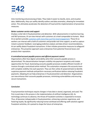 The Role of AI in Fraud Prevention and Detection_Enhancing Compliance ...