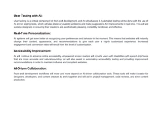 The Role Of AI In Front-End Web Development_ Enhancing User Experience.pdf