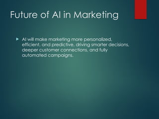 The role of AI in improving marketing.ppt