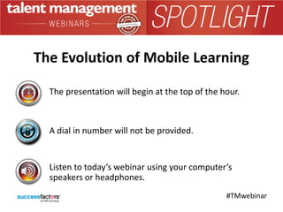 #TMwebinar
Speakers: Larry Jacobson
Director of Global Technology Talent Acquisition
Vistaprint
Kyle Lagunas
Talent Acquisition Analyst
Brandon Hall Group
Max Mihelich
Associate Editor
Talent Management magazine
The Role of Analytics In Talent Acquisition
 