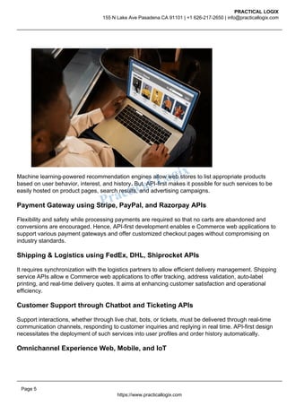 The Role of API-First Development in Modern e Commerce Web Applications.pdf