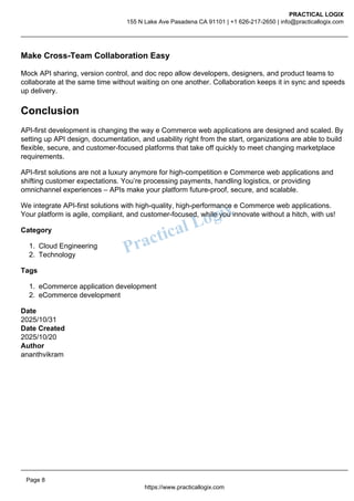 The Role of API-First Development in Modern e Commerce Web Applications.pdf