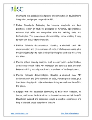 The Role of APIs in Custom Software Development for 2024 | PDF