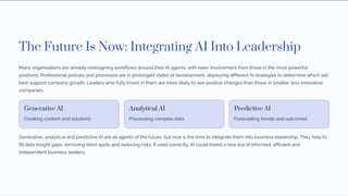 The Role of Artificial Intelligence in Future Business Leadership | PDF