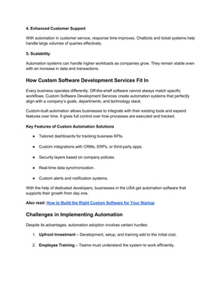 Automation Software: Key to Digital Evolution | PDF