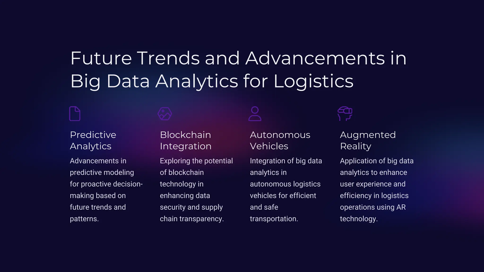 The Role of Big Data Analytics in Logistics | PDF