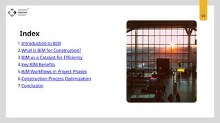 The Role of BIM in Streamlining Modern Construction Projects | PPTX