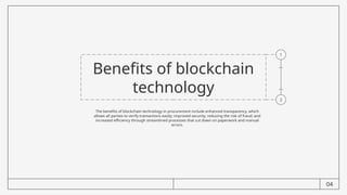 The Role of Blockchain in Transparent & Secure Procurement.pptx