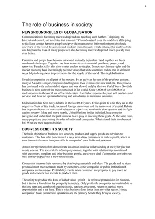 The role of business in society | PDF