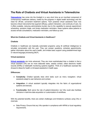 The Role of Chatbots and Virtual Assistants in Telemedicine.pdf