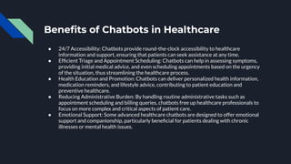 The Role of Chatbots in Patient Engagement and Support | PDF