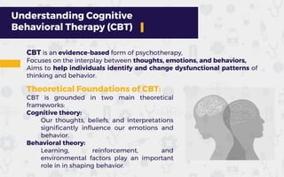 The Role of Cognitive Behavioral Therapy (CBT) in Addiction Recovery | PDF