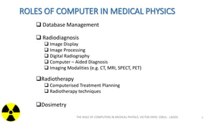 The Role of Computers in Medical Physics | PPTX