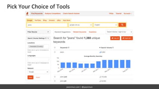 jasonmun.com | @jasonmun
Pick Your Choice of Tools
 