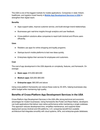 Transforming Business with Cross-Platform Apps | PDF