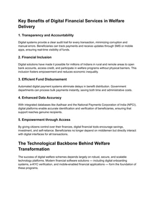 The Role of Digital Financial Services in Strengthening Government ...