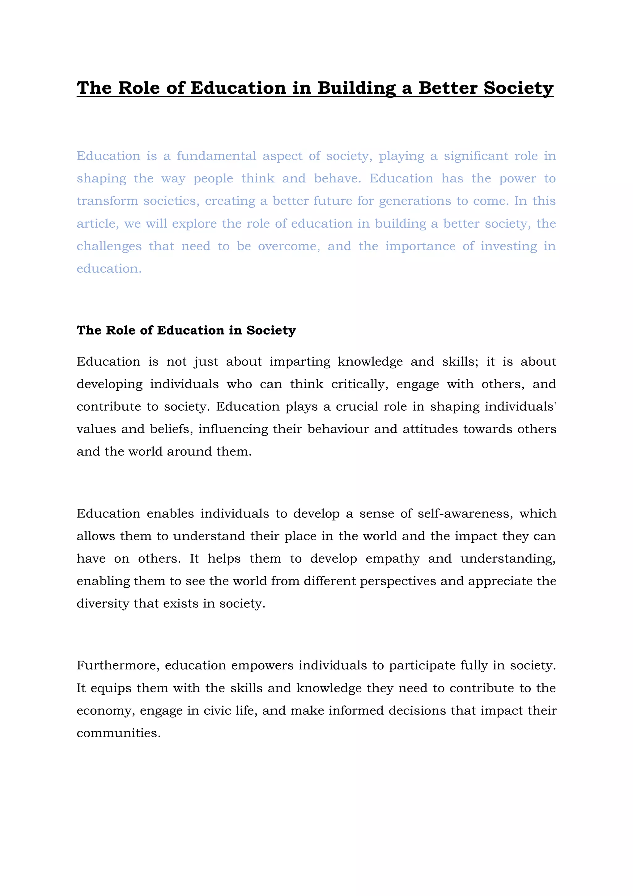 The Role of Education in Building a Better Society.pdf