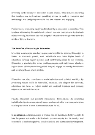 The Role of Education in Building a Better Society.pdf