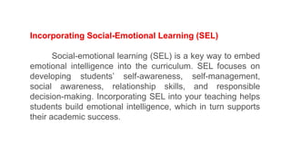 THE ROLE OF EMOTIONAL INTELLIGENCE IN EFFECTIVE TEACHING report.pptx