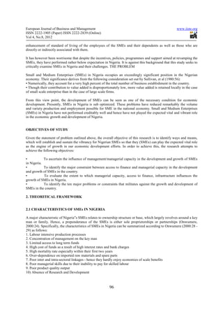 The role of entrepreneurship in economic development | PDF