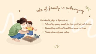 The Role of Family, National and Religious Values in the Upbringing of ...