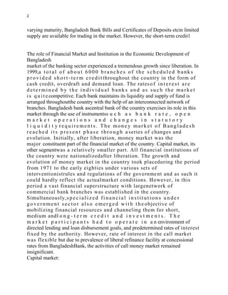 The role of financial market and institution in the economic ...