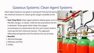 Clean Agent System Components The Role of Fire Suppression Systems in Safety.pptx