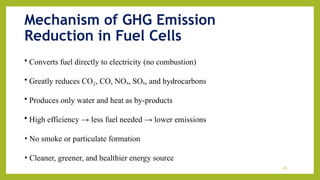 The Role of Fuel Cells in Reducing Greenhouse gases.pptx