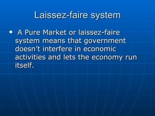 The Role Of Government In A Market Economy