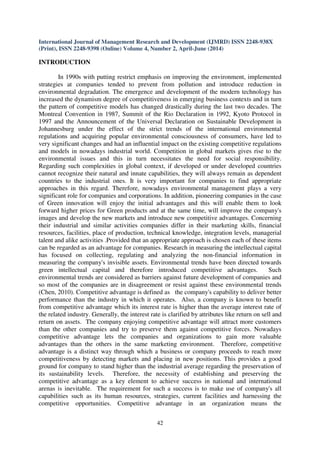 The role of green intellectual capital management in acquiring green ...