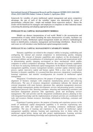 The role of green intellectual capital management in acquiring green ...