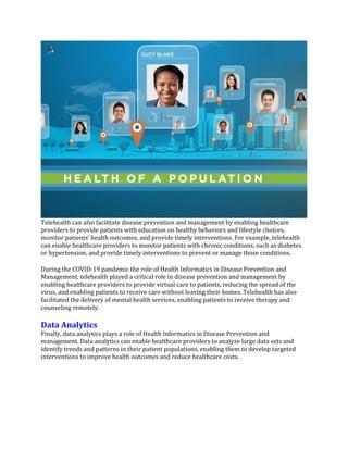 The Role of Health Informatics in Disease Prevention and Management | PDF