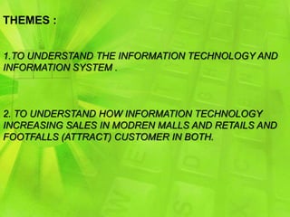 Tema Information System The role of information system | PPTX
