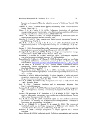 The role of intellectual capital in promoting knowledge management ...