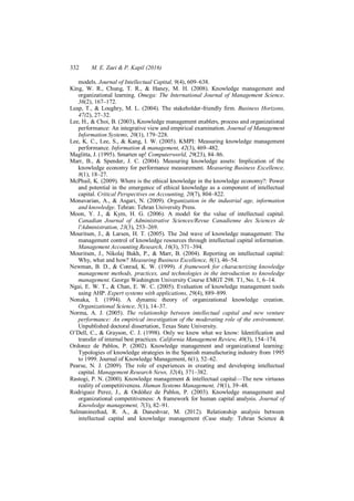 The role of intellectual capital in promoting knowledge management ...