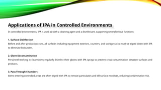 IPA Enhances Operational Cleanroom Contamination Control | PPTX