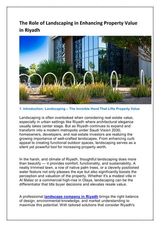 The Role of Landscaping in Enhancing Property Value in Riyadh.pdf
