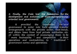The Role of Local Government in Development | PDF