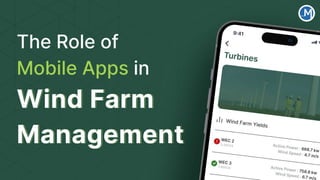 The Role of Mobile Apps in Wind Farm Management