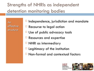 The Role Of National Human Rights Institutions | PPT