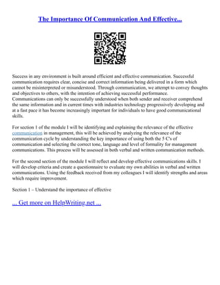 The Role Of Non Verbal Communication On Intercultural... | PDF