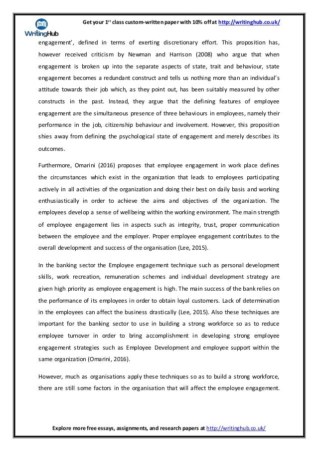 dissertation on work engagement