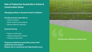 The Role of Pedestrian Guardrails in Safe Highway & Flyover ...