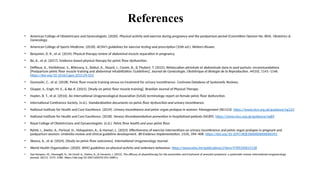 The Role of Physiotherapy in Obstetrics and Gynaecology: Evidence-Based ...
