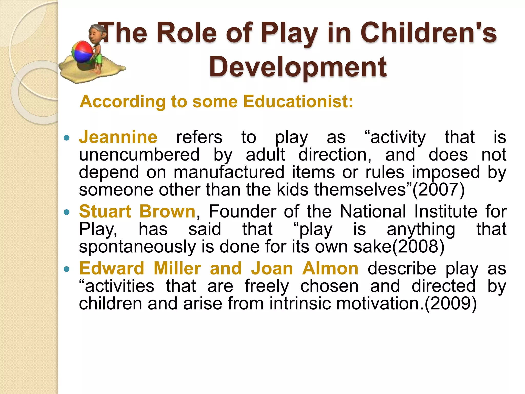 The role of pretend play in children's cognitive | PPTX