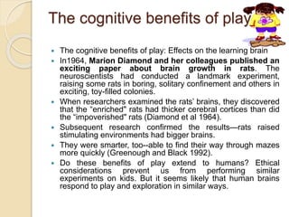 The role of pretend play in children's cognitive | PPTX